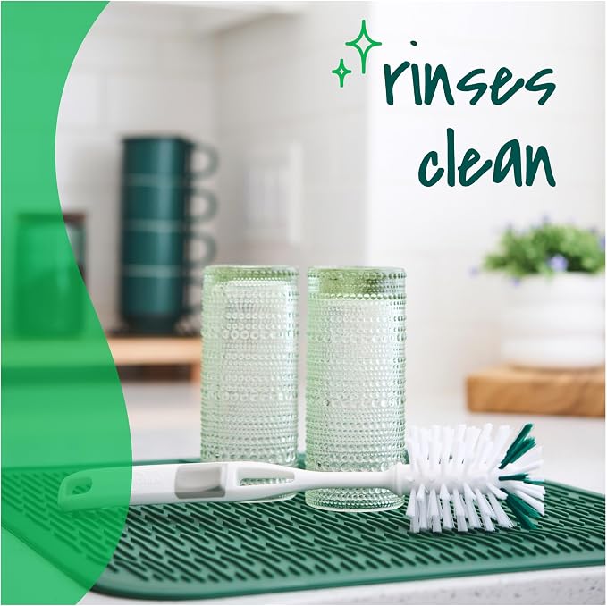 Scotch-Brite Glass and Water Bottle Brush, Long-Lasting, Safe on Glassware - Image 8