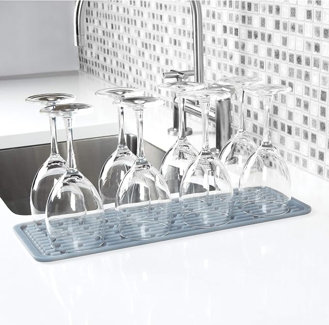 OXO 1372100 Good Grips Silicone Stemware Drying Mat - Image 2