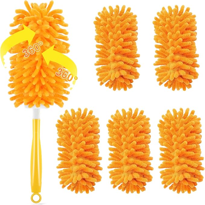 Duster Refill for Swiffer, 360 Dusters Heavy Duty Refills, Reusable Duster Kit by HIMONI