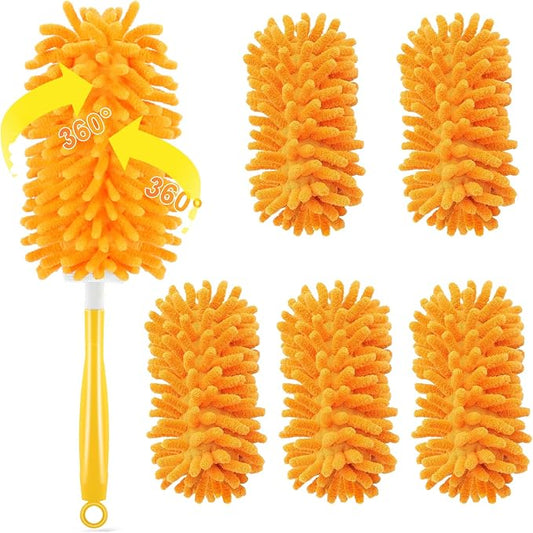 Duster Refill for Swiffer, 360 Dusters Heavy Duty Refills, Reusable Duster Kit by HIMONI