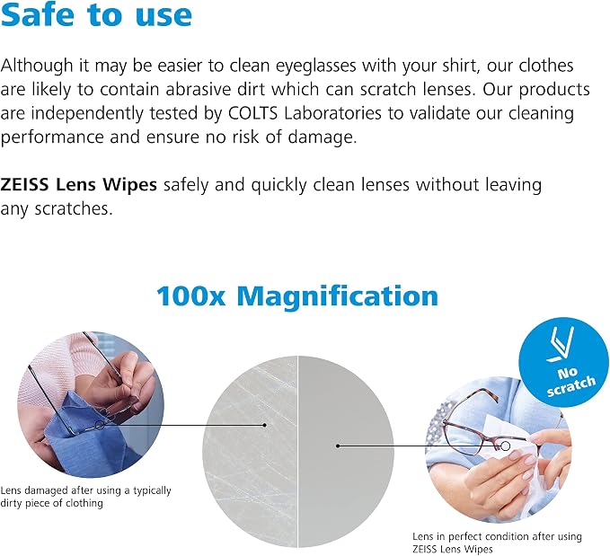 ZEISS Pre-Moistened Lens Cleaning Wipes - Image 8