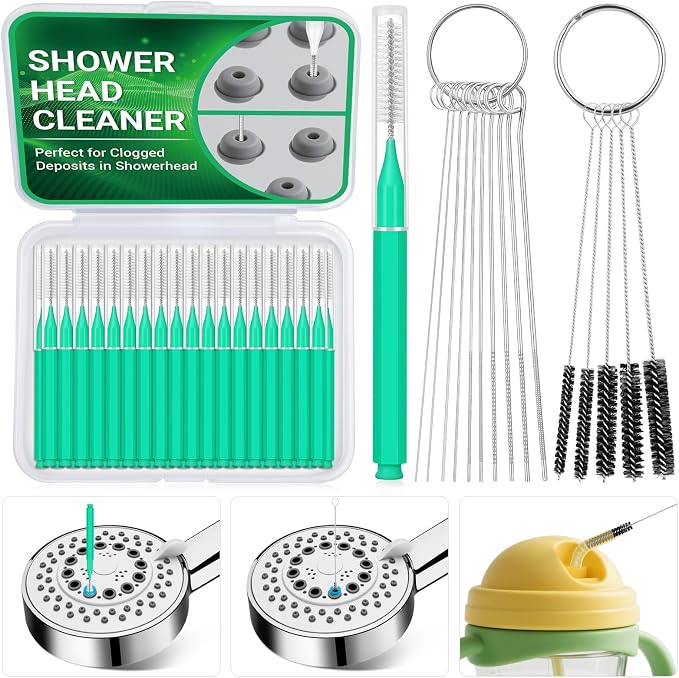 50-in-1 Shower Head & Straw Cleaning Kit by MAPVOLUT