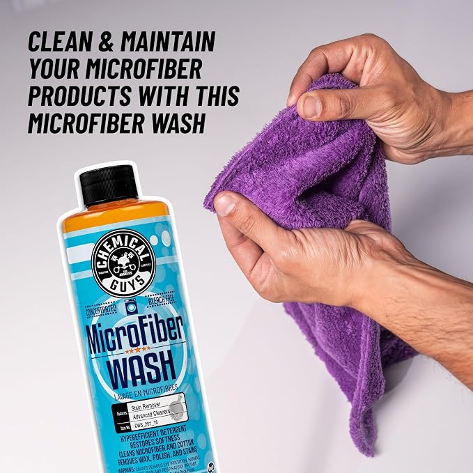 Chemical Guys Microfiber Cleaning Cloth and Car Wash Towel Detergent - Image 3