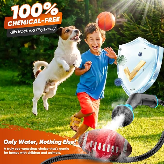 Steam Cleaner, 2500W Home Handheld Grout Steam Cleaning Machine - Image 4