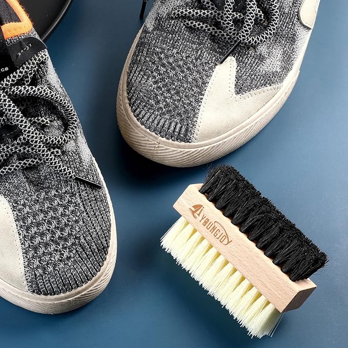 YoungJoy Dual Sided Sneaker Shoe Cleaner Brush Set Shoes Clean Brush Kit - Image 5
