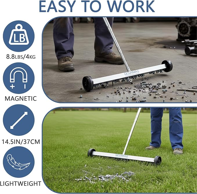 17-Inch Rolling Magnetic Sweeper - Image 6
