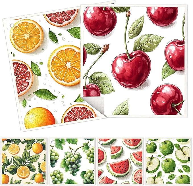 6 Pack Swedish Dishcloths for Kitchen by Unknown