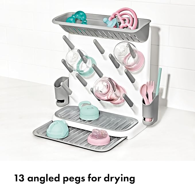 OXO Tot Expandable Drying Rack – Space-Saving Drying Rack | Newborn and Baby - Image 4