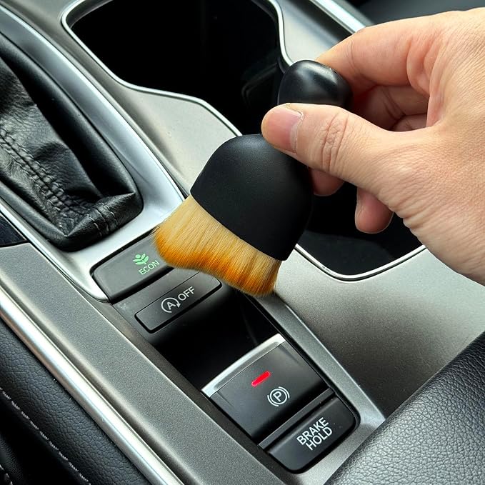 Car Detailing Brush, Soft Bristle Cleaning Brush, Scratch-Free Auto Duster Tool - Image 8