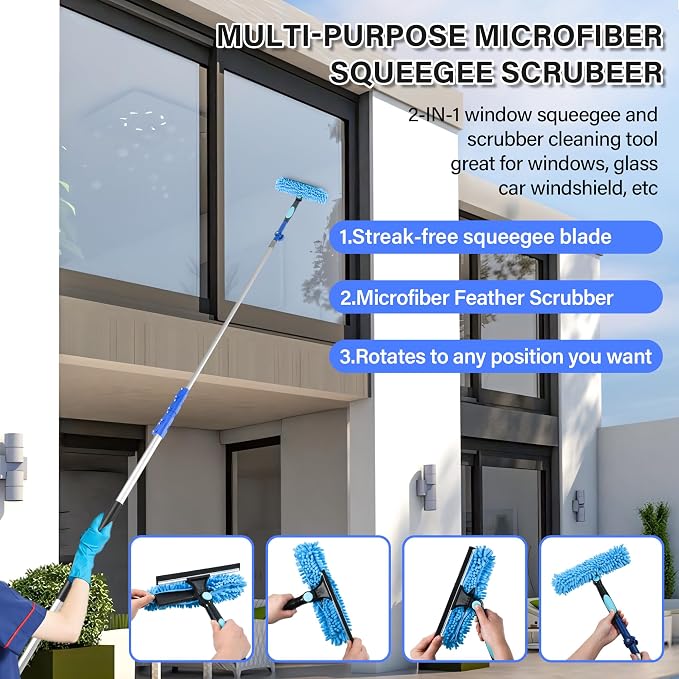 20 FT Exterior House Cleaning Brush Set - Image 6