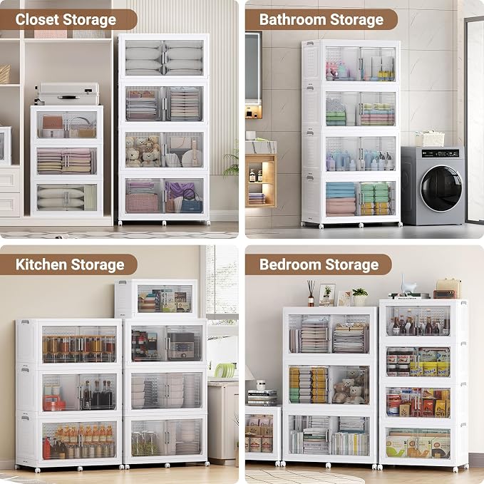 BROVIEW 324 Qt Plastic Storage Bins - Image 6