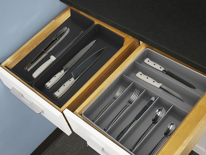Simple Houseware Expandable Kitchen Drawer Flatware Organizer - Image 7