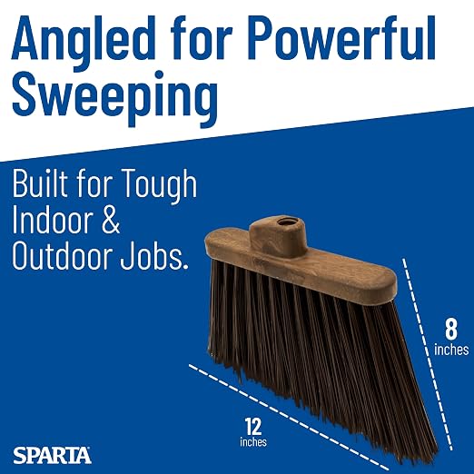 SPARTA Plastic Broom Head, Un-Flagged - Image 5