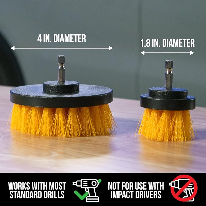 VIKING Drill Powered Carpet Cleaning Brushes - Image 2