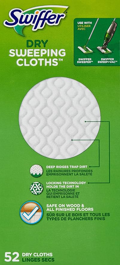 Swiffer Sweep + Mop, Dry Pads Refill, Floor Cleaner - Image 4
