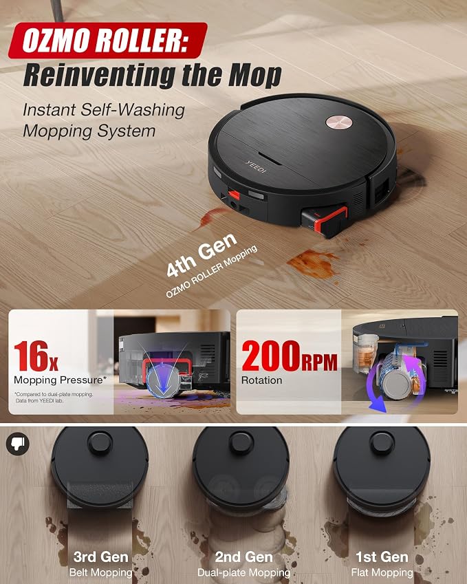 Yeedi S16 Plus Robot Vacuum & Mop - Image 3