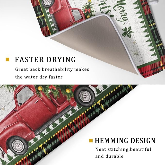 Christmas Dish Drying Mat 18x24 Inch - Image 3