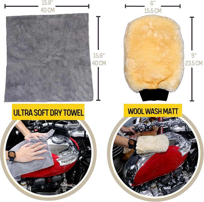 Motorcycle Cleaning Kit 6 Pack Design - Image 5