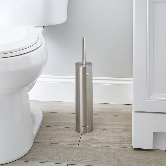 Bath Bliss Toilet Brush with Weighted Base | Slender Design | 360 Degree Brush - Image 5