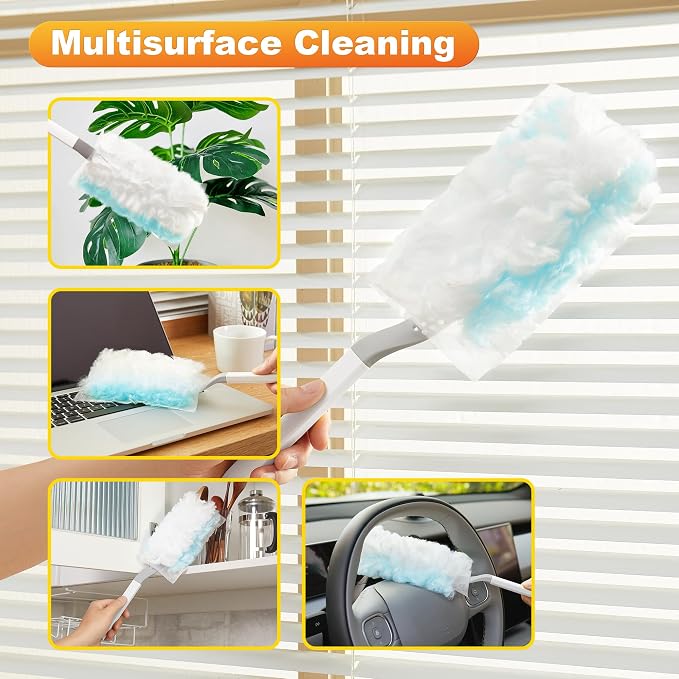 JOYMOOP Disposable Dusters for Cleaning, Heavy Duty Refills - Image 3