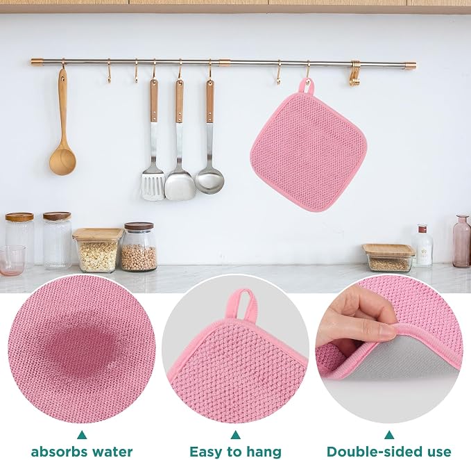 Microfiber Dish Drying Mat, Super Absorbent Kitchen Dish Drying Pad, Reversible - Image 4