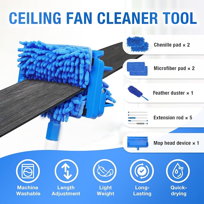 Ceiling Fan Cleaner Duster - Image 3