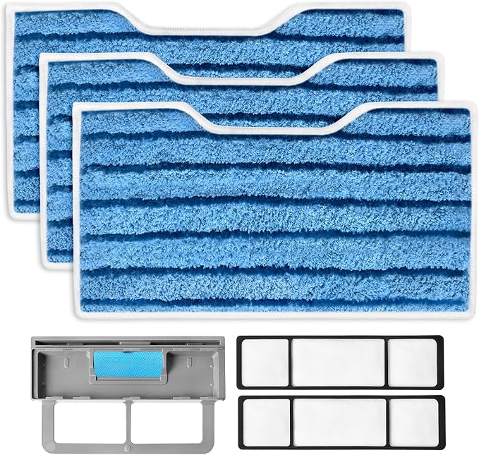 KEEPOW Reusable Mop Pads Refills, Replacement Pads Compatible by KEEPOW