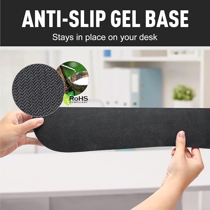 Gimars Upgrade Enlarge Silky Gel Memory Foam Keyboard Wrist Rest, Wrist Rest - Image 5