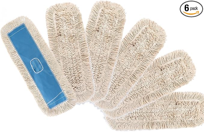 MATTHEW CLEANING 24'' Industrial Strength Cotton Dust Mop Refill Washable by MATTHEWCLEANINGPRODUCTS