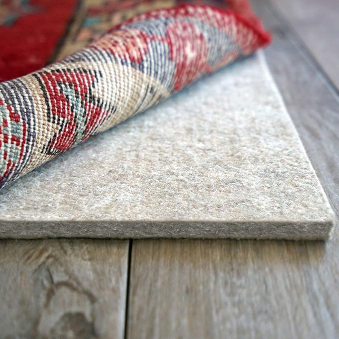 RUGPADUSA - Eco-Plush - 7'10" x 9'10" - 3/8" Thick - 100% Felt - Extra by RugPadUSA