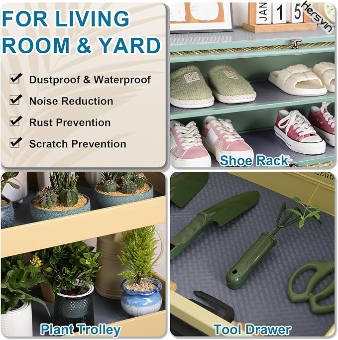 Shelf Liners 24 in x 20 ft EVA Drawer Mats, Non-Adhesive Cupboard Pad, Kitchen - Image 6