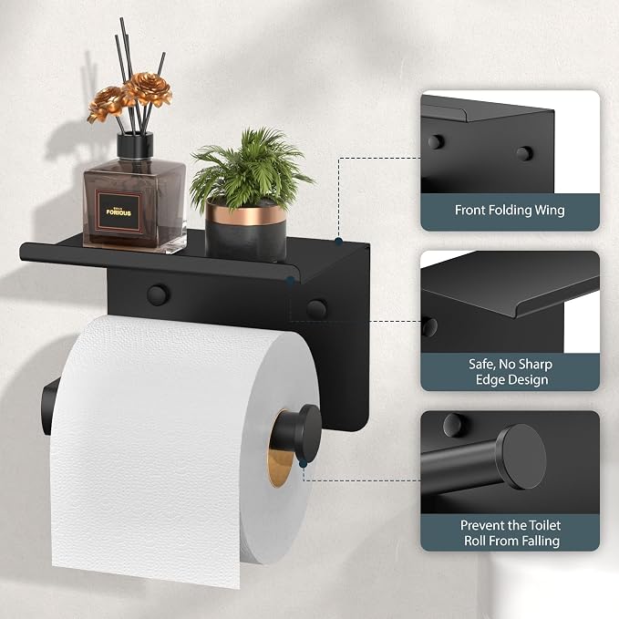 FORIOUS Toilet Paper Holder - Image 3