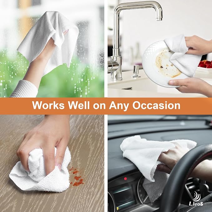LIVOS Microfiber Cleaning Cloth Roll - Image 7