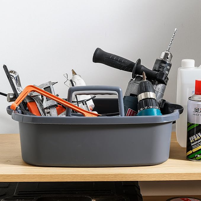 2 Pack Multi-Purpose Plastic Cleaning Caddy - Image 9