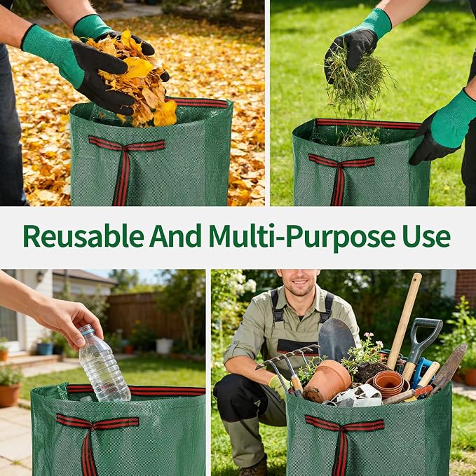 Leaf Bags, Foldable Leaf Collector - Image 8