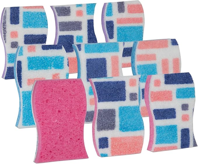 Smart Design Non-Scratch Cellulose Smart Scrub Sponge by PROMART