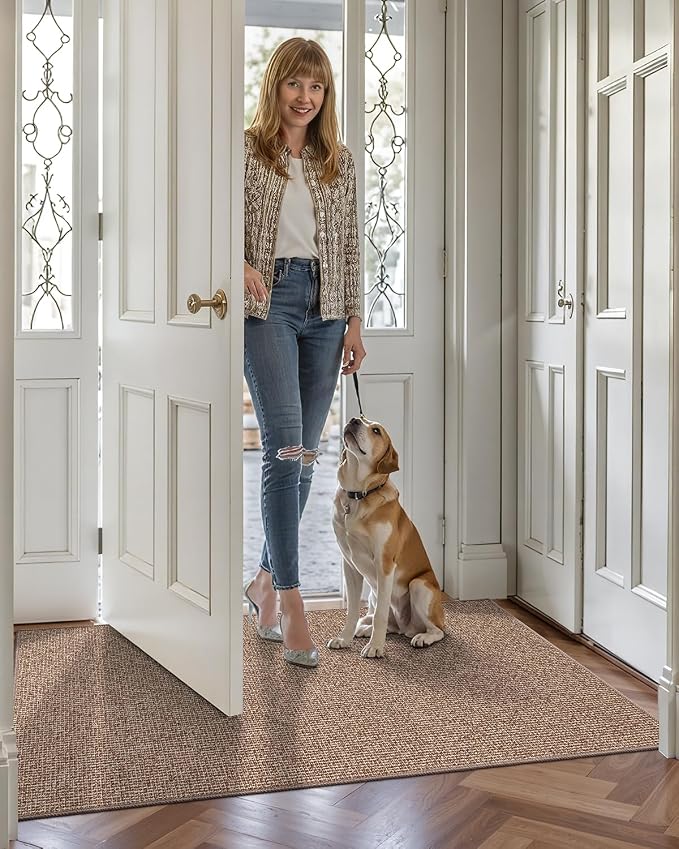 LUMI Indoor Door Mat 32"x47", Ultra Thin Low Profile Non-Slip Doormat - Image 9