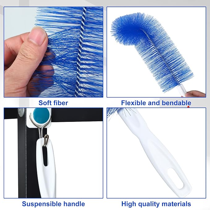 Fan Cleaner Brush Bendable Fans Duster Reusable Dust Remover Plastic Dust - Image 3