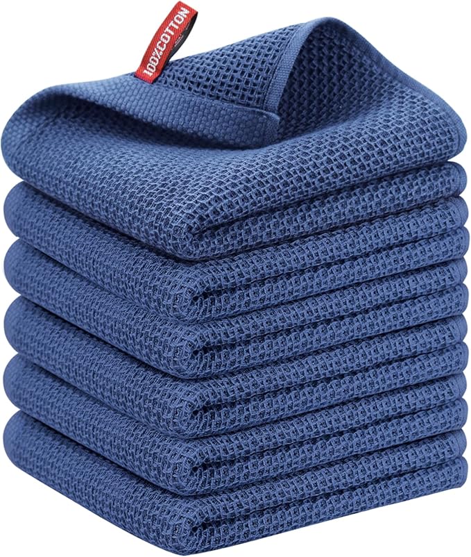 Nialnant Kitchen Hand Towels, 13 x 28 Inches, 100% Cotton Dish Towel by Nialnant