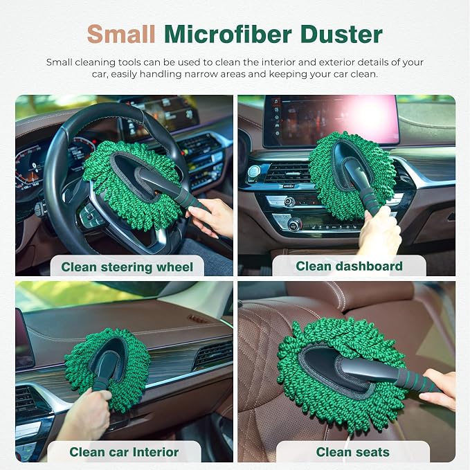 FLORICH Microfiber Car Duster Kit, Large Extendable Car Duster Exterior Scratch - Image 4