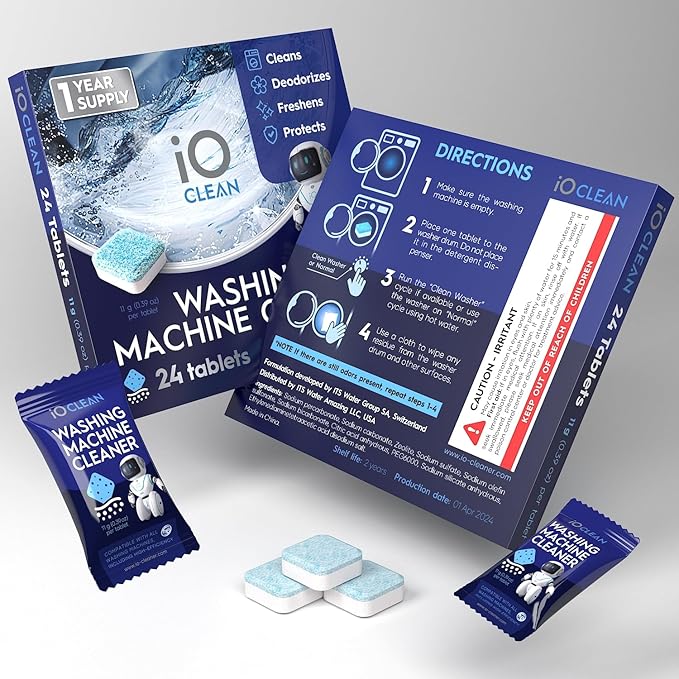 Washing Machine Cleaner and Descaler Tablets 24 Pcs - Image 2