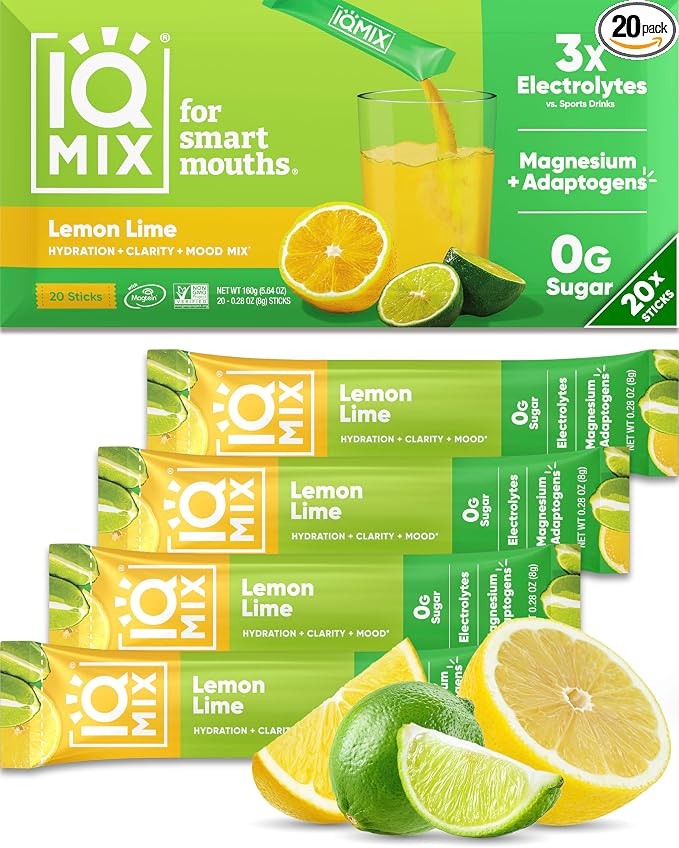 IQMIX Hydration Electrolyte Powder – 4-in-1 Formula by IQBAR