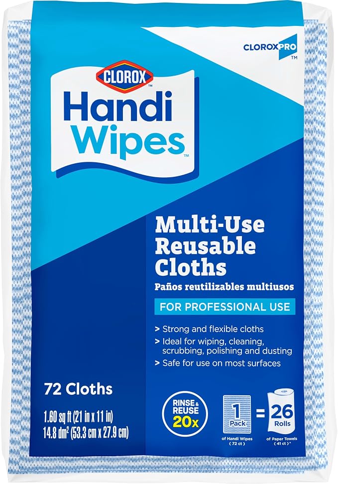 CloroxPro Clorox Handi Wipes Multi Use Reusable Cloths by CloroxProfessional