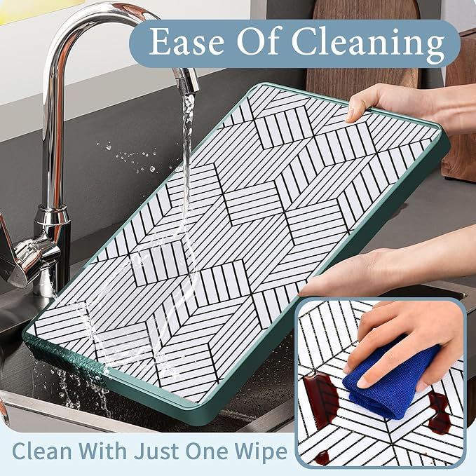 Shelf Liners for Kitchen Cabinets Non Adhesive Shelf Liner Paper Non-Slip - Image 4