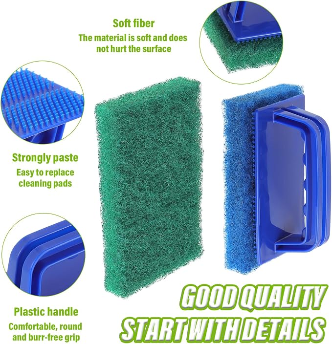 5 Pack Electric Cleaning Brush Pad Kitchen Bathroom Household Cleaning Pad - Image 3