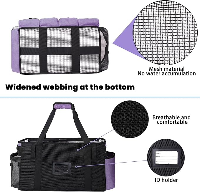 Extra large Cleaning Caddy Bag Built-in Sturdy Support Board, Cleaning Organizer - Image 6
