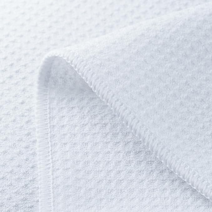 POLYTE Premium Microfiber Kitchen Dish Hand Towel Waffle Weave 12 Pack - Image 5