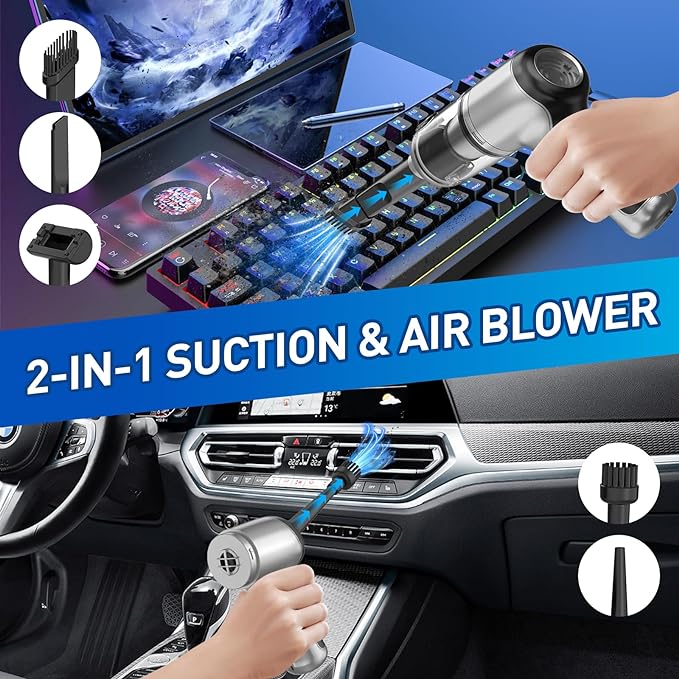 AHNR Handheld Car Vacuum Cleaner Cordless - Image 4