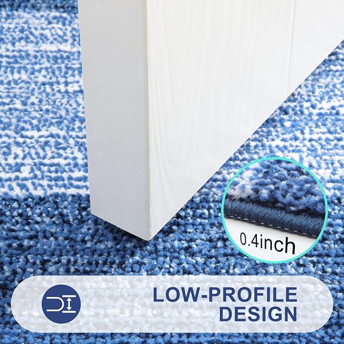 Kitinjoy Indoor Outdoor Door Mat, 36x24 Non-Slip Absorbent Dirt Trapper - Image 4