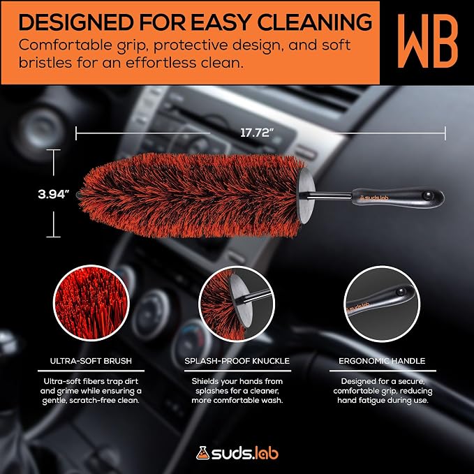 Suds Lab WB Premium Detailing Wheel Brush - Image 3